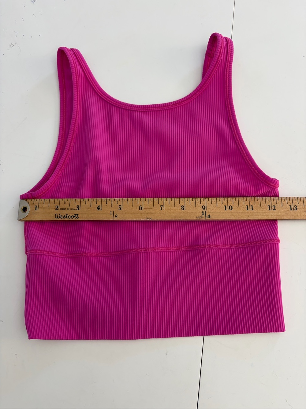 Lululemon Power Pivot Ribbed Fitted Reversible Tank Top In Pink - Picture 4 of 5